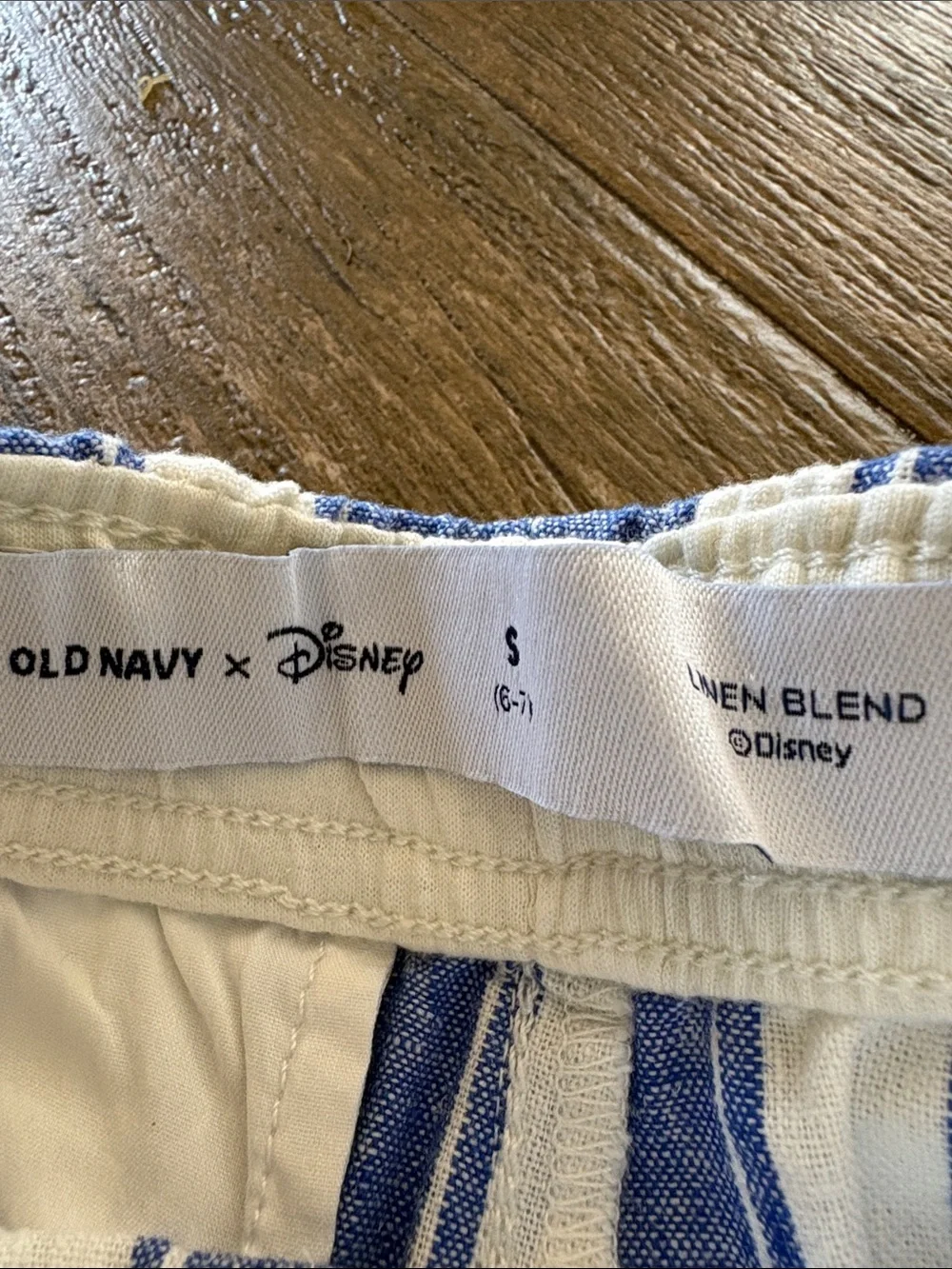 NWT Old Navy x Disney Blue & White Striped Boys' Shorts